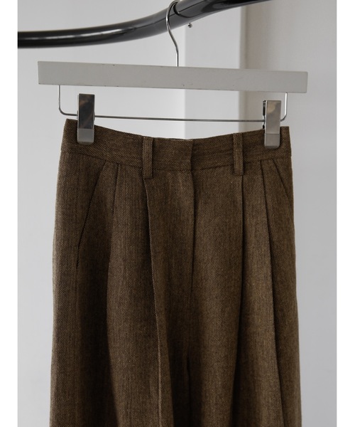 Katrin TOKYO(カトリーントーキョー)の「2tuck slacks(スラックス・レディース・ブラック系その他/ブラウン・XS/S/S-Short/M)」の21枚目の写真