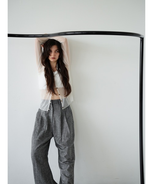 Katrin TOKYO(カトリーントーキョー)の「2tuck slacks(スラックス・レディース・ブラック系その他/ブラウン・XS/S/S-Short/M)」の7枚目の写真