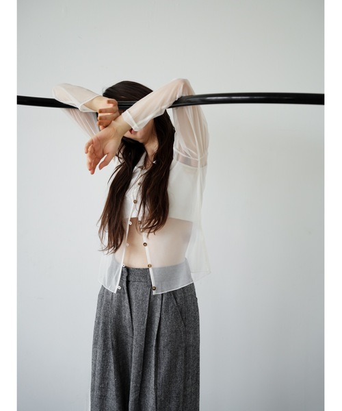 Katrin TOKYO(カトリーントーキョー)の「2tuck slacks(スラックス・レディース・ブラック系その他/ブラウン・XS/S/S-Short/M)」の8枚目の写真