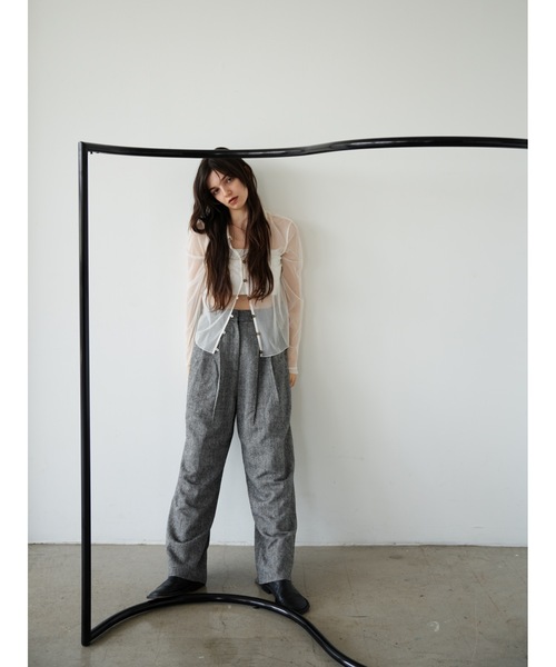 Katrin TOKYO(カトリーントーキョー)の「2tuck slacks(スラックス・レディース・ブラック系その他/ブラウン・XS/S/S-Short/M)」の10枚目の写真