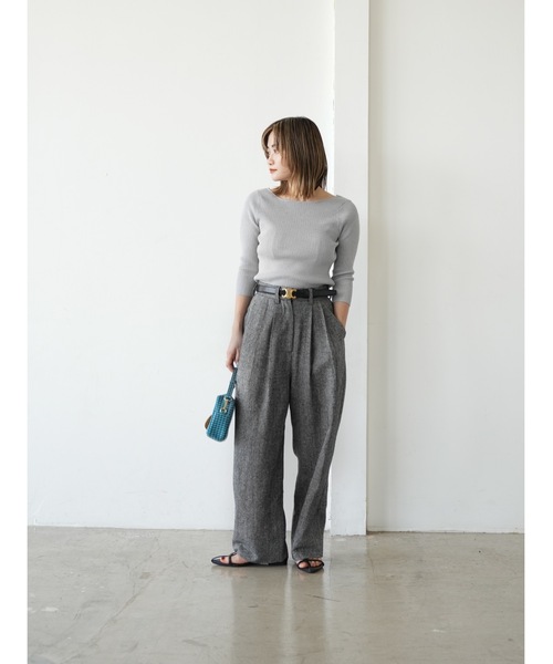 Katrin TOKYO(カトリーントーキョー)の「2tuck slacks(スラックス・レディース・ブラック系その他/ブラウン・XS/S/S-Short/M)」の11枚目の写真
