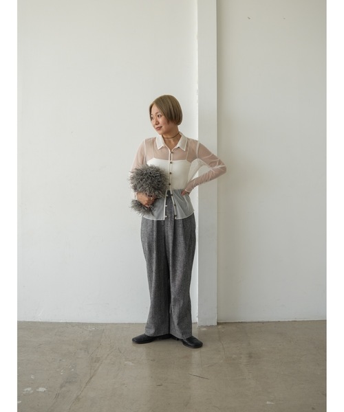 Katrin TOKYO(カトリーントーキョー)の「2tuck slacks(スラックス・レディース・ブラック系その他/ブラウン・XS/S/S-Short/M)」の17枚目の写真