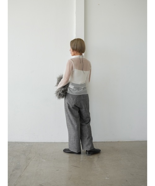 Katrin TOKYO(カトリーントーキョー)の「2tuck slacks(スラックス・レディース・ブラック系その他/ブラウン・XS/S/S-Short/M)」の18枚目の写真