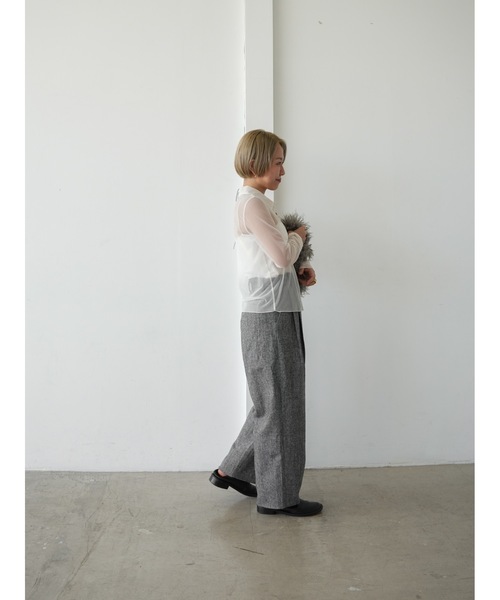 Katrin TOKYO(カトリーントーキョー)の「2tuck slacks(スラックス・レディース・ブラック系その他/ブラウン・XS/S/S-Short/M)」の19枚目の写真