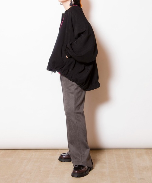 OSMOSIS（オズモーシス）の「ドルマンギャザーブルゾン（ブルゾン・レディース・グレー系その他/ブラック/ベージュ系その他2/ベージュ系その他・ONE SIZE）」の19枚目の写真