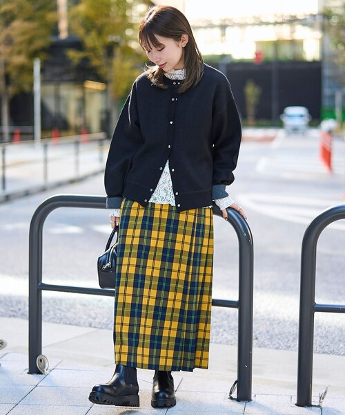 coen(コーエン)の「スウェットライク2wayニットカーディガン(カーディガン/ボレロ・レディース・コバルトブルー/オレンジ/モカ/ライトグレー/ブラック・FREE)」の10枚目の写真