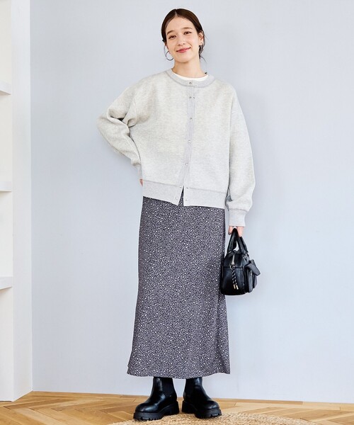 coen(コーエン)の「スウェットライク2wayニットカーディガン(カーディガン/ボレロ・レディース・コバルトブルー/オレンジ/モカ/ライトグレー/ブラック・FREE)」の19枚目の写真