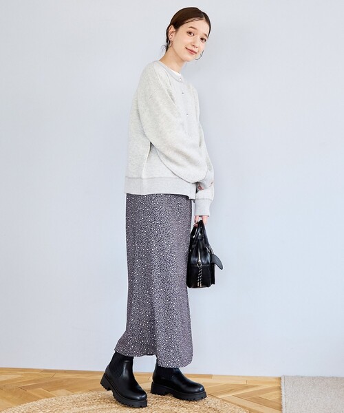 coen(コーエン)の「スウェットライク2wayニットカーディガン(カーディガン/ボレロ・レディース・コバルトブルー/オレンジ/モカ/ライトグレー/ブラック・FREE)」の20枚目の写真