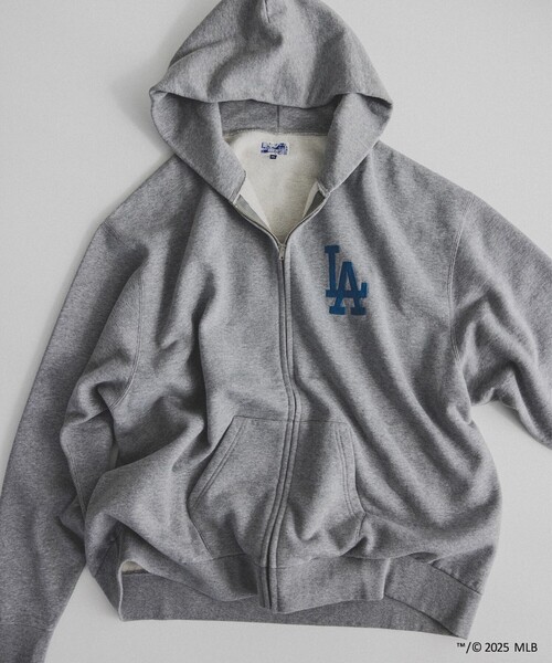 BEAMS JAPAN（ビームス　ジャパン）の「【別注】テーラー東洋 / ZIPUP HOODIE（スウェット・メンズ・グレー/ネイビー/ブラック・MEDIUM/X-LARGE/LARGE）」の3枚目の写真