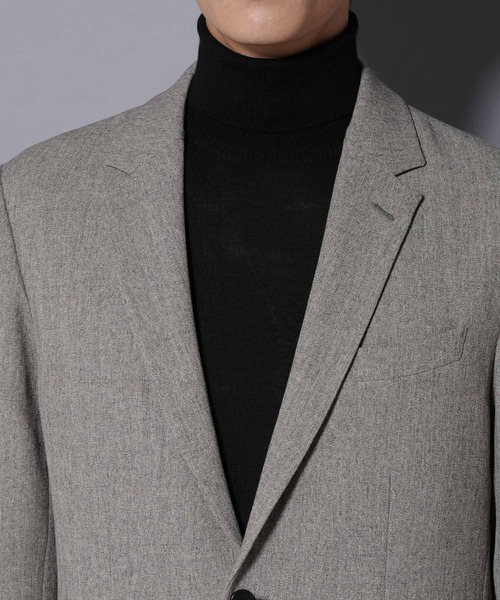 NANO universe（ナノユニバース）の「｢N JACKET BASIC｣ 洗えるMIXツイードストレッチジャケット(セットアップ可)（セットアップ・メンズ・グレイッシュベージュ/ベージュ系その他4・S/M/L）」の22枚目の写真