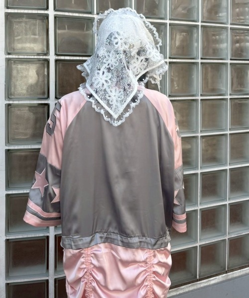 Candy Stripper(キャンディストリッパー)の「NUMBERING SATIN ワンピース(ワンピース・レディース・ブラック/グレー/レッド・FREE)」の20枚目の写真