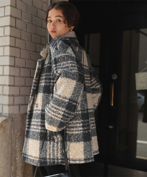 titivate（ティティベイト）の「チェック柄テーラードジャケット（テーラードジャケット・レディース・ブラック/モカ・M）」の17枚目の写真