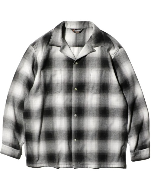 TOWNCRAFT（タウンクラフト）の「【TOWNCRAFT / タウンクラフト】60S NEL SHIRTS / ネルシャツ/オンブレーチェックシャツ（シャツ/ブラウス・メンズ・オフホワイト/ブルー/ホワイト/ブラウン・M/L）」の5枚目の写真