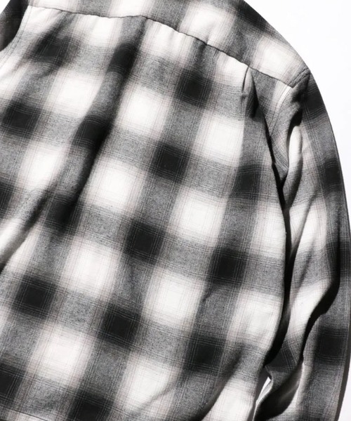 TOWNCRAFT（タウンクラフト）の「【TOWNCRAFT / タウンクラフト】60S NEL SHIRTS / ネルシャツ/オンブレーチェックシャツ（シャツ/ブラウス・メンズ・オフホワイト/ブルー/ホワイト/ブラウン・M/L）」の7枚目の写真