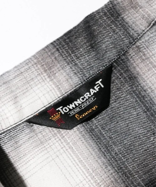TOWNCRAFT（タウンクラフト）の「【TOWNCRAFT / タウンクラフト】60S NEL SHIRTS / ネルシャツ/オンブレーチェックシャツ（シャツ/ブラウス・メンズ・オフホワイト/ブルー/ホワイト/ブラウン・M/L）」の6枚目の写真