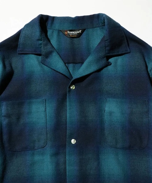 TOWNCRAFT（タウンクラフト）の「【TOWNCRAFT / タウンクラフト】60S NEL SHIRTS / ネルシャツ/オンブレーチェックシャツ（シャツ/ブラウス・メンズ・オフホワイト/ブルー/ホワイト/ブラウン・M/L）」の13枚目の写真