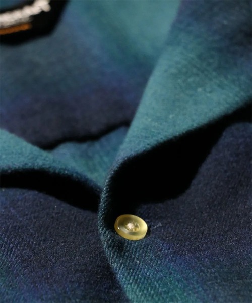 TOWNCRAFT（タウンクラフト）の「【TOWNCRAFT / タウンクラフト】60S NEL SHIRTS / ネルシャツ/オンブレーチェックシャツ（シャツ/ブラウス・メンズ・オフホワイト/ブルー/ホワイト/ブラウン・M/L）」の12枚目の写真