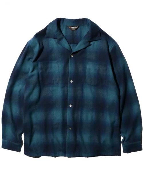TOWNCRAFT（タウンクラフト）の「【TOWNCRAFT / タウンクラフト】60S NEL SHIRTS / ネルシャツ/オンブレーチェックシャツ（シャツ/ブラウス・メンズ・オフホワイト/ブルー/ホワイト/ブラウン・M/L）」の10枚目の写真