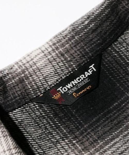 TOWNCRAFT（タウンクラフト）の「【TOWNCRAFT / タウンクラフト】60S NEL SHIRTS / ネルシャツ/オンブレーチェックシャツ（シャツ/ブラウス・メンズ・オフホワイト/ブルー/ホワイト/ブラウン・M/L）」の19枚目の写真