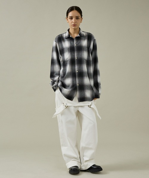 TOWNCRAFT（タウンクラフト）の「【TOWNCRAFT / タウンクラフト】60S NEL SHIRTS / ネルシャツ/オンブレーチェックシャツ（シャツ/ブラウス・メンズ・オフホワイト/ブルー/ホワイト/ブラウン・M/L）」の21枚目の写真