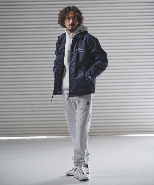 1minute 1second(ワンミニットワンセカンド)の「mp14224-12oz heavy weight pants with cursive embroidery イージーパンツ(1M25F270)(スウェットパンツ・メンズ・アッシュ/ブラック・XL/L/M)」の10枚目の写真