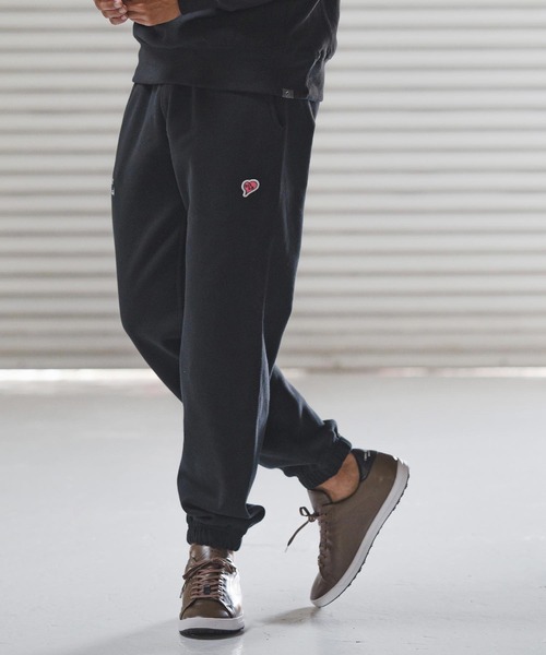 1minute 1second(ワンミニットワンセカンド)の「mp14224-12oz heavy weight pants with cursive embroidery イージーパンツ(1M25F270)(スウェットパンツ・メンズ・アッシュ/ブラック・XL/L/M)」の12枚目の写真