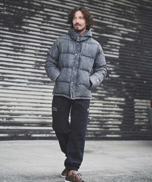 1minute 1second(ワンミニットワンセカンド)の「mp14224-12oz heavy weight pants with cursive embroidery イージーパンツ(1M25F270)(スウェットパンツ・メンズ・アッシュ/ブラック・XL/L/M)」の18枚目の写真