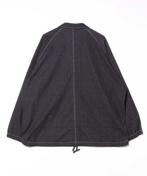 NEW BALANCE（ニューバランス）の「ジャージーデニムジャケット（デニムジャケット・メンズ・ネイビー/チャコールグレー・SMALL/MEDIUM/LARGE/X-LARGE）」の12枚目の写真