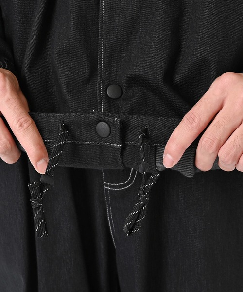 NEW BALANCE（ニューバランス）の「ジャージーデニムジャケット（デニムジャケット・メンズ・ネイビー/チャコールグレー・SMALL/MEDIUM/LARGE/X-LARGE）」の18枚目の写真