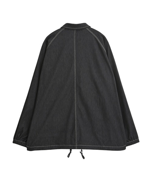 NEW BALANCE（ニューバランス）の「ジャージーデニムジャケット（デニムジャケット・メンズ・ネイビー/チャコールグレー・SMALL/MEDIUM/LARGE/X-LARGE）」の3枚目の写真