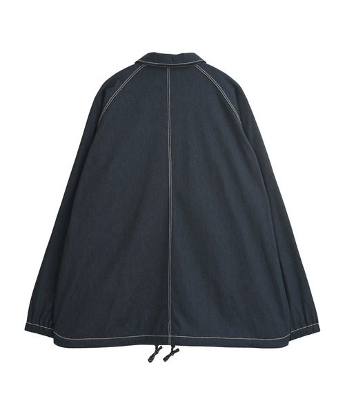 NEW BALANCE（ニューバランス）の「ジャージーデニムジャケット（デニムジャケット・メンズ・ネイビー/チャコールグレー・SMALL/MEDIUM/LARGE/X-LARGE）」の11枚目の写真