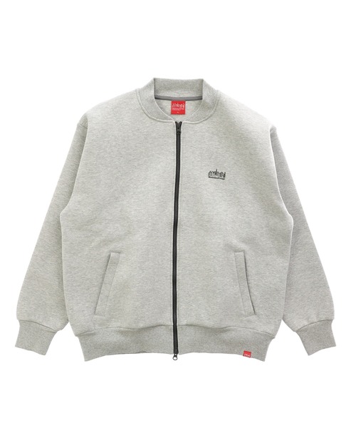 Manhattan Portage(マンハッタンポーテージ)の「Full Zip Blouson(ブルゾン・メンズ・ブラック/ヘザーグレー・SMALL/X-LARGE/LARGE/MEDIUM)」の2枚目の写真