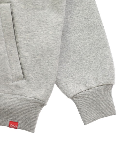 Manhattan Portage(マンハッタンポーテージ)の「Full Zip Blouson(ブルゾン・メンズ・ブラック/ヘザーグレー・SMALL/X-LARGE/LARGE/MEDIUM)」の6枚目の写真