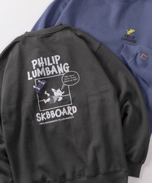 Philip Lumbang（フィリップランバン）の「【75】【Philip Lumbang/フィリップ・ランバン】グラフィックプリント 裏起毛 スウェット/2025AW新ブランド（スウェット）」