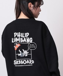 【75】【Philip Lumbang/フィリップ・ランバン】グラフィックプリント 裏起毛 スウェット/2025AW新ブランド