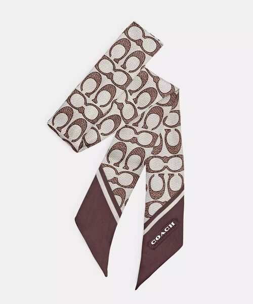 ふにゃり 新品COACH レキシー プリント シルク バンダナ 公式】COACH – コーチ | レキシー プリント シルク バンダナ