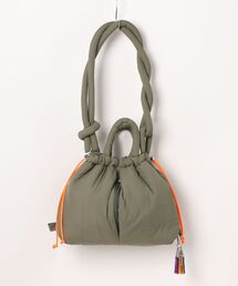 puff kinchaku 2way tote / 中綿入り ショルダーバッグ