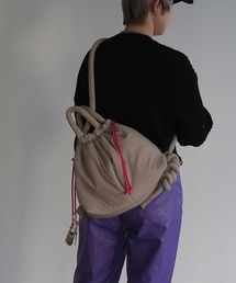 puff kinchaku 2way tote / 中綿入り ショルダーバッグ