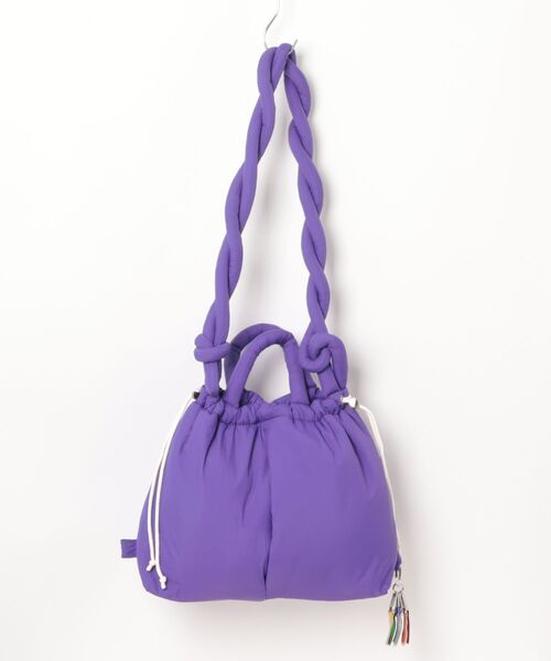 cheek(BAG)(チーク)の「puff kinchaku 2way tote / 中綿入り ショルダーバッグ(ショルダーバッグ・レディース・パープル/イエロー/グレー/ブラック/カーキ・FREE)」の12枚目の写真