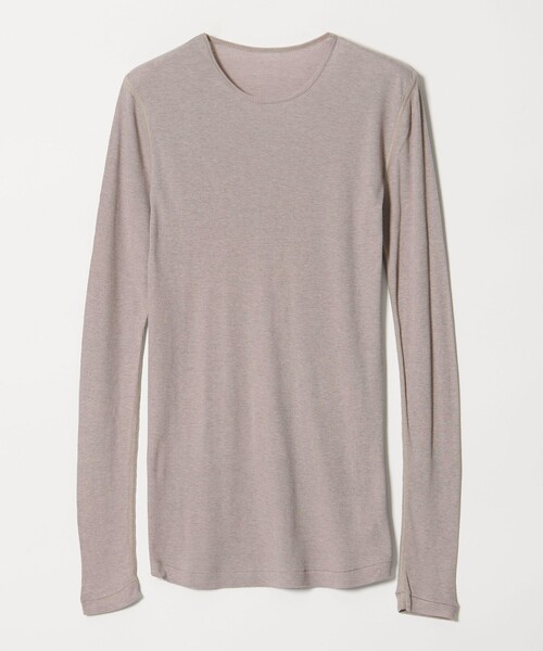 Steven Alan（スティーブンアラン）の「＜Steven Alan＞コットン シルク リブ クルーネック カットソー（Tシャツ/カットソー・レディース・パープル/ネイビー/ベージュ/オフホワイト・FREE）」の19枚目の写真