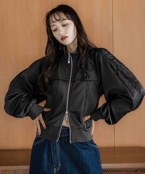 HARE（ハレ）の「2wayイソザイジャージ(HARE)（パーカー・レディース・グレー/ブラック/ブルー・FREE）」の2枚目の写真