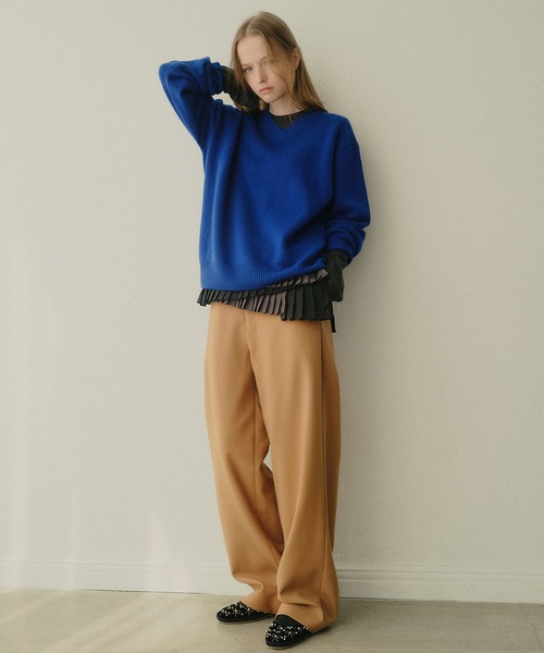 セール】Vネックニットプルオーバー / V-Neck Knit Pullover（ニット