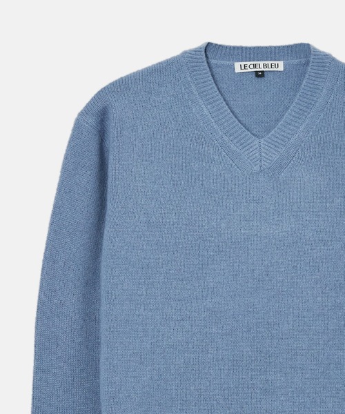 セール】Vネックニットプルオーバー / V-Neck Knit Pullover（ニット