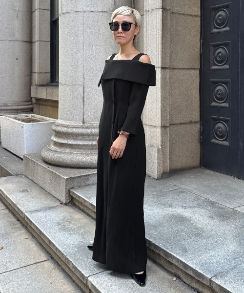 JENNE(ジェンヌ)の「オフショルロンパース(その他パンツ・レディース・ネイビー/ブラック・SMALL/MEDIUM/LARGE)」の10枚目の写真