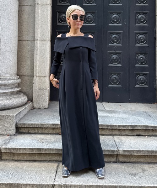 JENNE(ジェンヌ)の「オフショルロンパース(その他パンツ・レディース・ネイビー/ブラック・SMALL/MEDIUM/LARGE)」の13枚目の写真