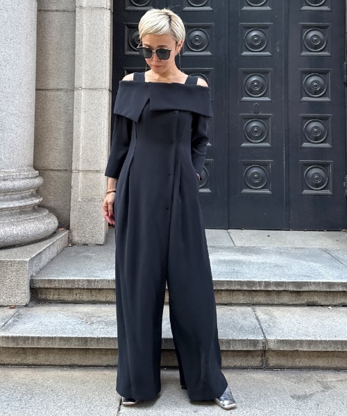 JENNE(ジェンヌ)の「オフショルロンパース(その他パンツ・レディース・ネイビー/ブラック・SMALL/MEDIUM/LARGE)」の19枚目の写真