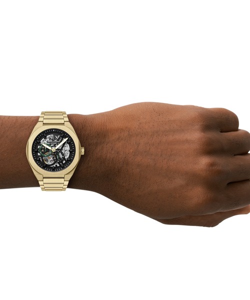 ARMANI EXCHANGE(アルマーニエクスチェンジ)の「アルマーニ・エクスチェンジ 腕時計 メンズ アナログ ステンレス AX4194(アナログ腕時計・メンズ・ゴールド・FREE)」の3枚目の写真