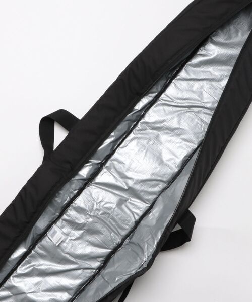 DAKINE(ダカイン)の「DAKINE PADDED SKI SLEEVE スノーボードケース 【25-26SNOWモデル】/ダカインスキースノーボードギア(ローラーボードケース)(スーツケース/キャリーバッグ・メンズ・ブラック/オレンジ系その他/ライトグレー・190)」の7枚目の写真