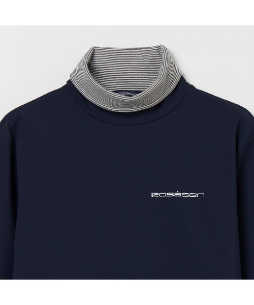 ROSASEN(ロサーセン)の「【Rosasen/GOLF】ストレッチ 防風 ハイネックプルオーバー(その他トップス・メンズ・ネイビー/オフホワイト/カーキ・M/XL/L)」の11枚目の写真