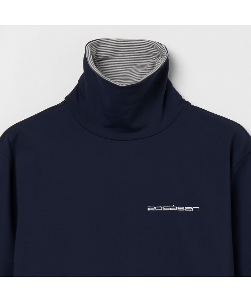 ROSASEN(ロサーセン)の「【Rosasen/GOLF】ストレッチ 防風 ハイネックプルオーバー(その他トップス・メンズ・ネイビー/オフホワイト/カーキ・M/XL/L)」の12枚目の写真